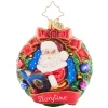 Christopher Radko Santa's Story Time Gem Glass Christmas Ornament 1021438 -Christmas Decoration Store 1021438 2 60377.1684253234