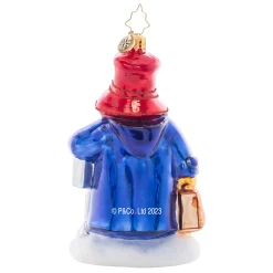 Christopher Radko One-Way Ticket To Paddington Glass Christmas Ornament 1021467 -Christmas Decoration Store 1021467 4 85034.1684253252