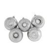 5ct Silver Retro Reflector Shatterproof 2-Finish Christmas Ball Ornaments 3.25" (80mm) -Christmas Decoration Store 10ct5qweznofmncjlvwtv3al5ecscg3x 64460.1667489764