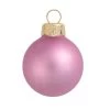 Matte Rosewood Pink Glass Ball Christmas Ornament 7" (177mm)
