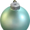 8ct Sea Foam Blue Glass Christmas Ball Ornaments 3.25" (80mm) -Christmas Decoration Store 310620sea20foam20blue 34721.1682622497
