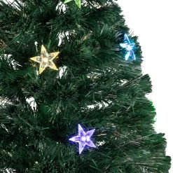 3' Pre-Lit Fiber Optic Artificial Christmas Tree With Stars -Christmas Decoration Store 327 70989.1683049596