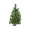 3' Pre-Lit Green Medium Dakota Pine Artificial Christmas Tree - Clear Dura-Lit Lights