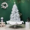 6' Lighted Musical Snowing Artificial Tinsel Christmas Tree, White LED Lights 1 6' Lighted Musical Snowing Artificial Tinsel Christmas Tree, White LED Lights -Christmas Decoration Store 40110u170 fss 79441.1680014057