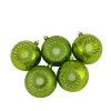 5ct Kiwi Green Retro Reflector Shatterproof 2-Finish Christmas Ball Ornaments 3.25" (80mm)
