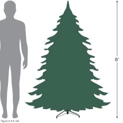 6' Northern Balsam Fir Artificial Christmas Tree, Unlit 11 6' Northern Balsam Fir Artificial Christmas Tree, Unlit -Christmas Decoration Store 627 10751.1683644536