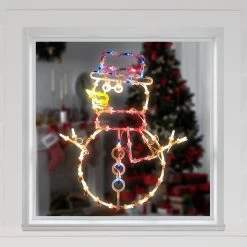 18" Red And Blue Lighted Snowman Christmas Window Silhouette Decoration -Christmas Decoration Store 6fx7fycvsrps4wiuwefdin1dfekxgn0m 88739.1667489945
