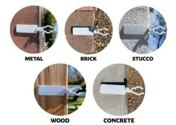 25ct Anywhere Outdoor Sticky Adhesive Clips -Christmas Decoration Store 734025205 18263.1667538789