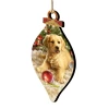 Set Of 2 Adorable Puppy Wooden Christmas Ornaments 5.5" -Christmas Decoration Store 8041104 1609 1 93876.1667548784