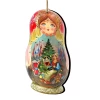 Set Of 2 Matreshka Doll Nutcracker Tale Wooden Christmas Ornaments 5.5" -Christmas Decoration Store 8115762 1 65659.1667549830