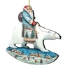 Set Of 2 Santa Riding Polar Bear Wooden Christmas Ornaments 5.5" 2 Set Of 2 Santa Riding Polar Bear Wooden Christmas Ornaments 5.5" -Christmas Decoration Store 8116382 1 11701.1667549848