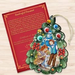 Set Of 2 Family With A Nutcracker Christmas Tree Ornaments 5.5" -Christmas Decoration Store 8119184 3 14870.1667549905