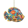 Set Of 2 Vivid Tropical Fish Wooden Christmas Ornaments 5.5" -Christmas Decoration Store 8126121 1 57891.1667549926