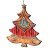 Set Of 2 Vivid Christmas Tree Wooden Ornaments 5.5" -Christmas Decoration Store 8193147 1 85450.1667549659