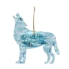Set Of 2 Winter Wolf Wooden Christmas Ornaments 5.5" -Christmas Decoration Store 8198227 1 76420.1667549662