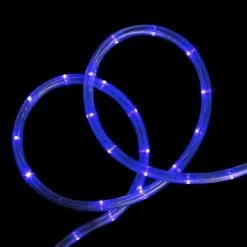 18' Blue LED Christmas Rope Lights