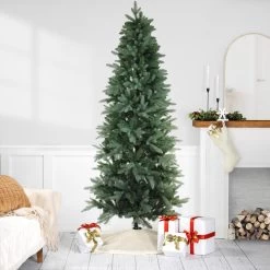 7.5' Green Slim Washington Frasier Fir Artificial Christmas Tree - Unlit