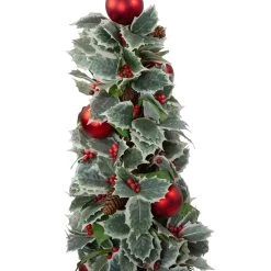 2.75' Potted Pine Cone And Berry Holly Pencil Artificial Christmas Tree - Unlit -Christmas Decoration Store allstate xhz030 re gr 3 75432.1667491190