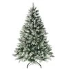 6' Medium Flocked Angel Pine Artificial Christmas Tree - Unlit -Christmas Decoration Store angel pine 77870.1676305745