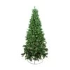 6' Pre-Lit Pine Artificial Wall Christmas Tree, Clear Lights