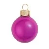 2ct Pearl Raspberry Pink Glass Ball Christmas Ornaments 6" (150mm)