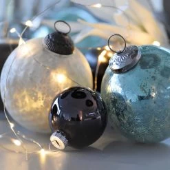 100 Warm White LED Micro Fairy Lights - 16.25 Ft Copper Wire -Christmas Decoration Store blueballswithfairylights lifestyle 28037.1671319094