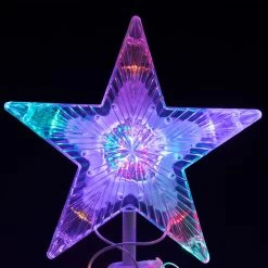 6ft LED Lighted Spiral Cone Tree Outdoor Christmas Decoration, Multi Lights -Christmas Decoration Store brightstar masswhiteicicle plug 74334.1667530325