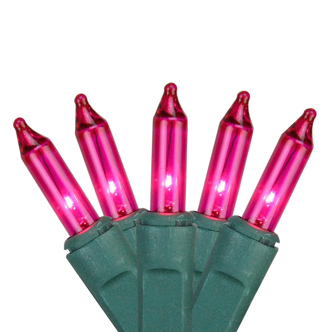 4' X 6' Pink Mini Net Style Christmas Lights - Green Wire 3 4' X 6' Pink Mini Net Style Christmas Lights - Green Wire