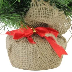 24" Mini Balsam Pine Medium Artificial Christmas Tree In Burlap Base, Unlit -Christmas Decoration Store bwwffzhzxgarp0kypidwyzlmlctxeby2 15027.1667656652