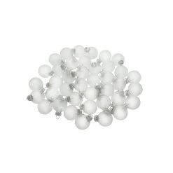 40ct Clear Transparent Glass Shiny Christmas Ball Ornaments 1.25" (30mm) -Christmas Decoration Store clear 2781 06661.1687365881