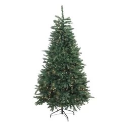 6.5' Pre-Lit Full Artificial Northern Pine Christmas Tree - Clear Lights