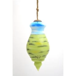 6" Vineyard Christmas Finial Shaped Glass Hanging Ornament -Christmas Decoration Store dacf 1610105 4 34865.1667620514
