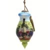 6" Vineyard Christmas Finial Shaped Glass Hanging Ornament -Christmas Decoration Store dacf 1610105 68893.1667620513