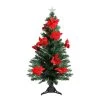 4' Pre-Lit Poinsettias Artificial Christmas Tree - Multicolor Lights -Christmas Decoration Store dak gd 47120 01588.1667664473
