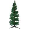 5' Pre-Lit Slim Pine Spiral Artificial Christmas Tree - Multicolor Fiber Optic Lights -Christmas Decoration Store dak gd 62150 64283.1667662794