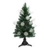 3' Pre-Lit Fiber Optic Artificial Christmas Tree With White Snowflakes - Multi-Color Lights -Christmas Decoration Store dak gd51090 73698.1667662793