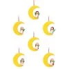 Set Of 6 Yellow, Beige, And Green Handcrafted Angels On Moon Ulbricht Ornaments, 2" -Christmas Decoration Store dati 10 01362020202020 58781.1667518928