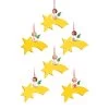 3.75" Yellow, Green, And Brown Angel On A Shooting Star Collectible Christian Ulbricht Ornament -Christmas Decoration Store dati 10 01932020202020 70396.1667490975