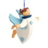 2" Blue, Beige, And Brown Handcrafted Wooden Flying Angel Graupner Ornament -Christmas Decoration Store dati 45622020202020202020 21252.1667566371