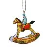 3.25" Yellow, Red, And Blue Rocking Horse Collectible Tin Ornament 2 3.25" Yellow, Red, And Blue Rocking Horse Collectible Tin Ornament -Christmas Decoration Store dati mm27320202020202020 61875.1667475247
