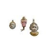 Set Of 3 Silver, Pink, And Gold Handcrafted Assorted Glass Angels Nostalgie Ornaments, 4.5" -Christmas Decoration Store dati zux1120202020202020 61119.1667535876