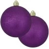 2ct Purple Shatterproof Christmas Ball Ornament6" (150mm) -Christmas Decoration Store dcki kbx04755 11862.1667602045