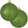 2ct Lime Green Shatterproof Christmas Ball Ornament6" (150mm) -Christmas Decoration Store dcki kbx04762 59733.1667654865