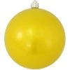 Shiny Sunshine Yellow Shatterproof Christmas Ball Ornament 8" (200mm)