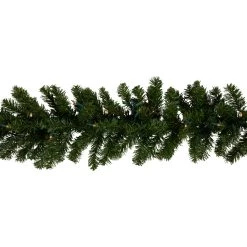 50' X 10" Pre-Lit Canadian Pine Commercial Artificial Christmas Garland, Clear Lights -Christmas Decoration Store denniseast 70063 plug 59366.1683572096
