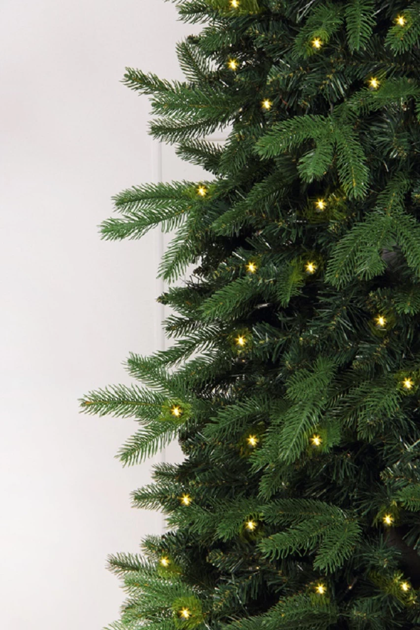 7.5' Pre-Lit Natural Artificial Christmas Tree – Warm White LED Lights 5 7.5' Pre-Lit Natural Artificial Christmas Tree – Warm White LED Lights - Image 3