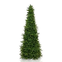 7.5' Pre-Lit Natural Artificial Christmas Tree – Warm White LED Lights