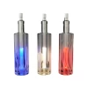 10.25" Clear And Silver Battery Operated LED Wine Bottle Multicolor Light