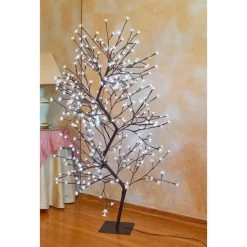 63" White And Red Dual Control Double Cherry Blossom Tree With 336 LED Lights -Christmas Decoration Store dhine 37400 xl wtrg 5 03997.1667621685