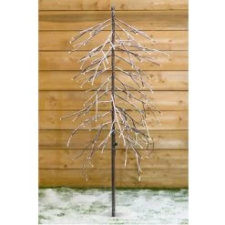 3.75' Pre-Lit Pencil Functional Inverted Artificial Christmas Tree - Warm White LED Lights